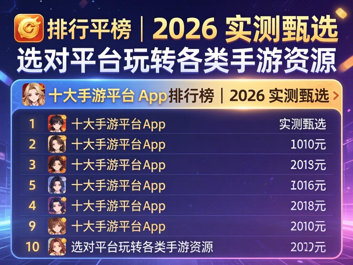 十大手游平台 app 排行榜