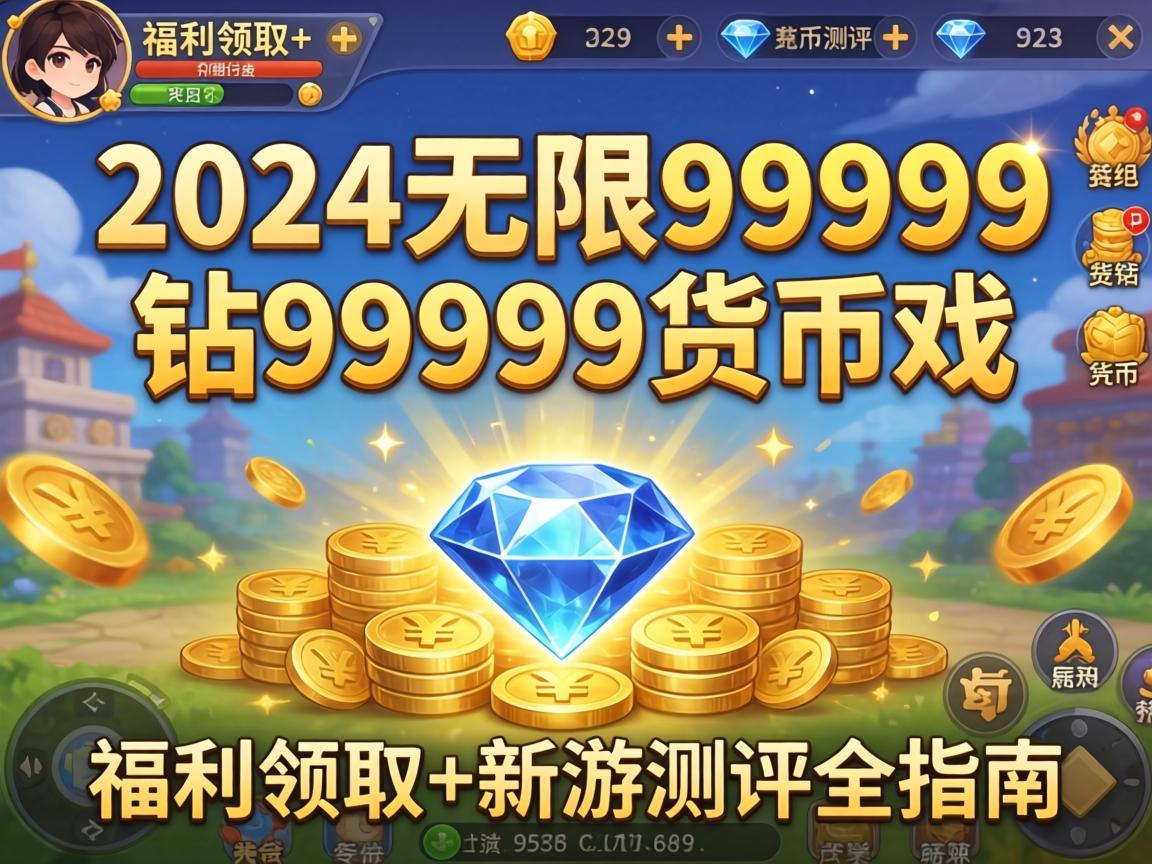 2024无限99999钻999999金币的游戏 福利领取
