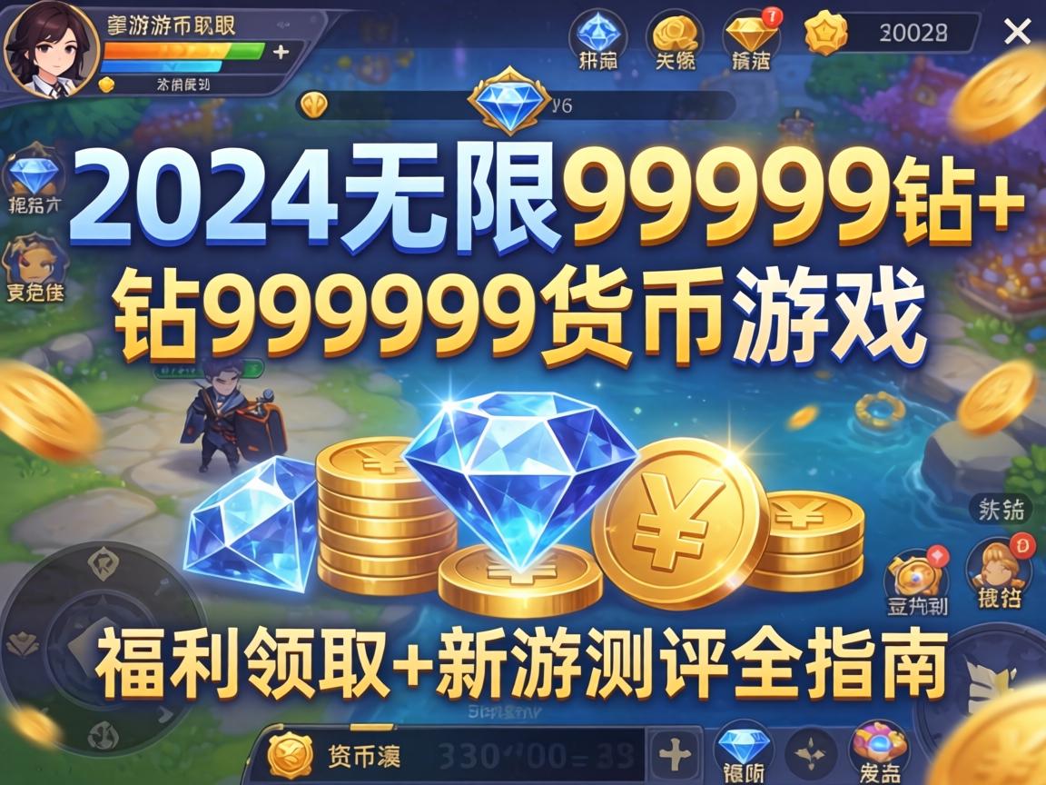 2024无限99999钻999999金币的游戏 福利领取