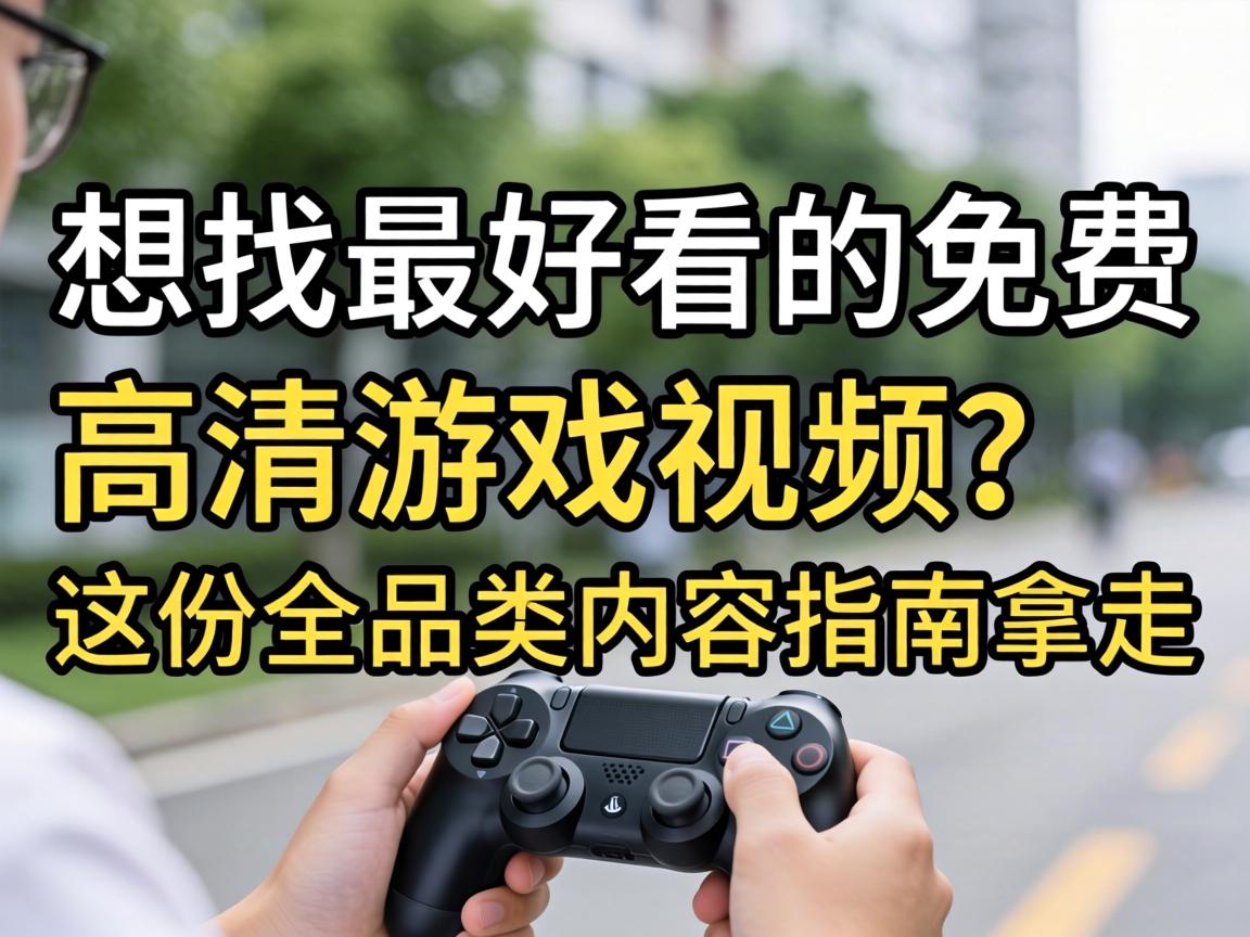 《想找最好看的免费高清游戏视频?这份全品类内容指南拿走》 想找最好看的免费高清游戏视频
