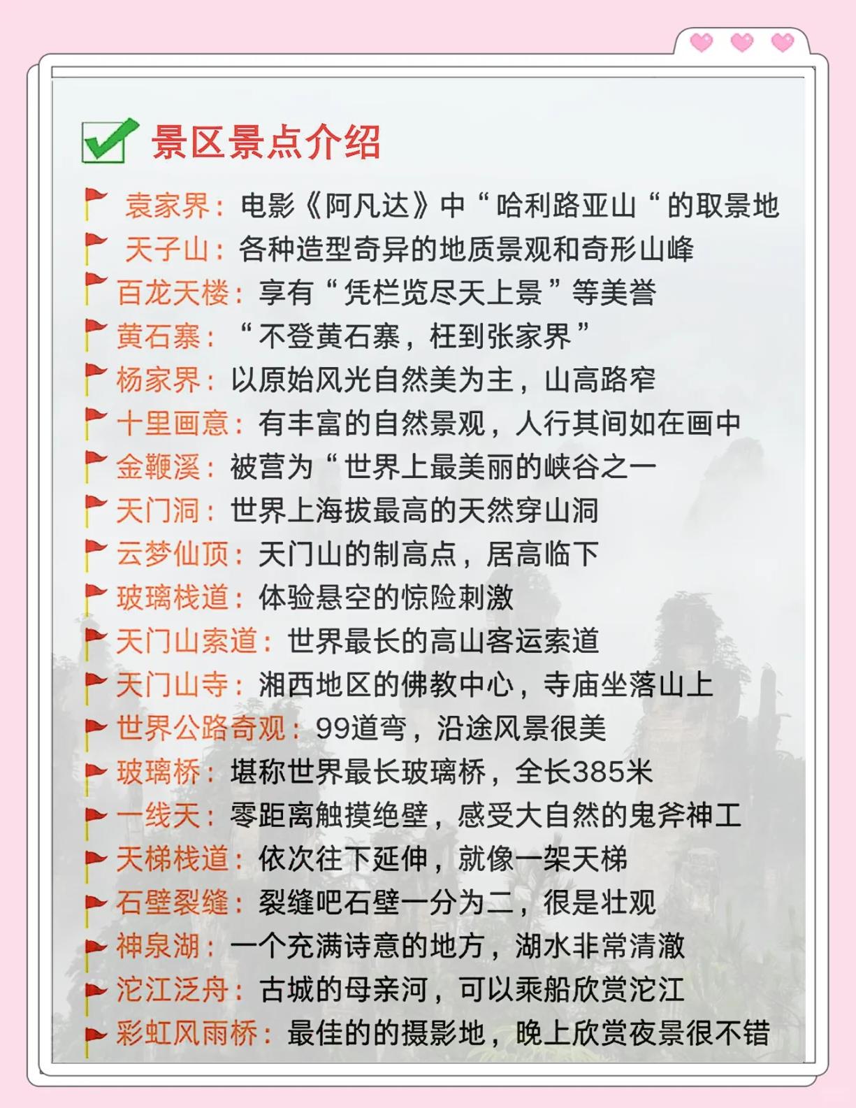张家界门票包含哪些景点(张家界的门票是多少钱一张)